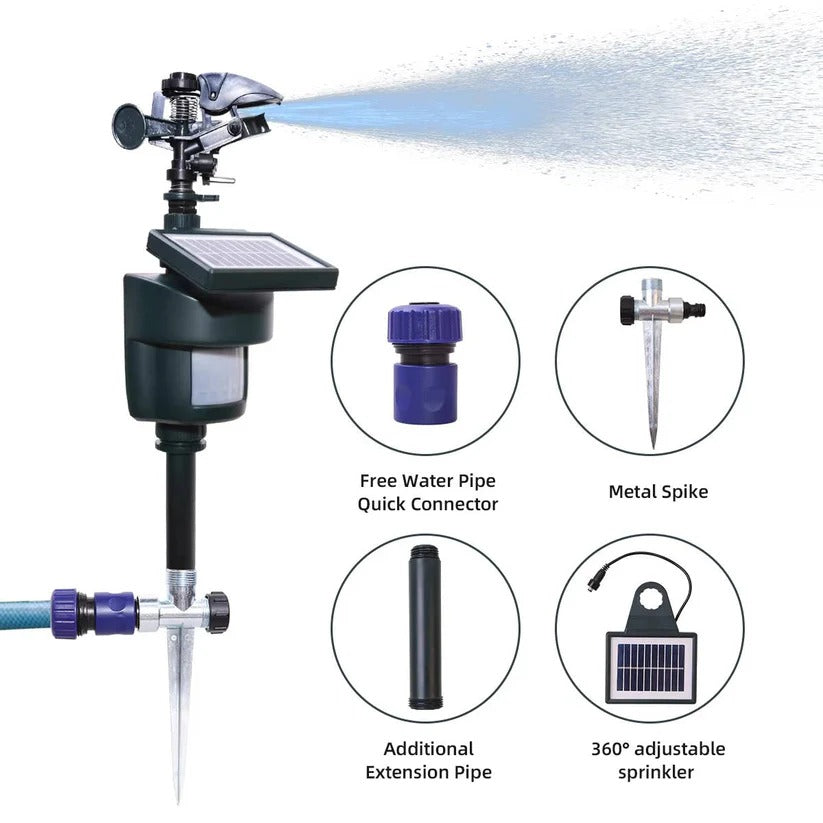 [Hometech] Solar Powered Motion Sensor Bird Repeller for Outdoor Use