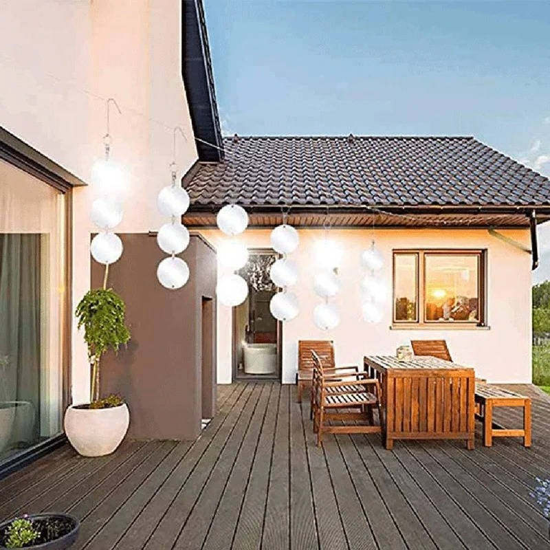 [Hometech] Reflective Bird Deterrent Spinner with Hanging Tape for Outdoor Use