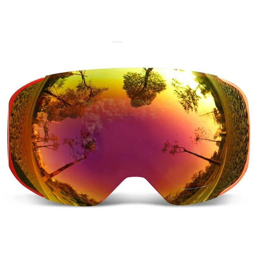 [Hometech] Ski Goggles with Magnetic Interchangeable Lens, Anti-Fog and UV400 Snow Goggles