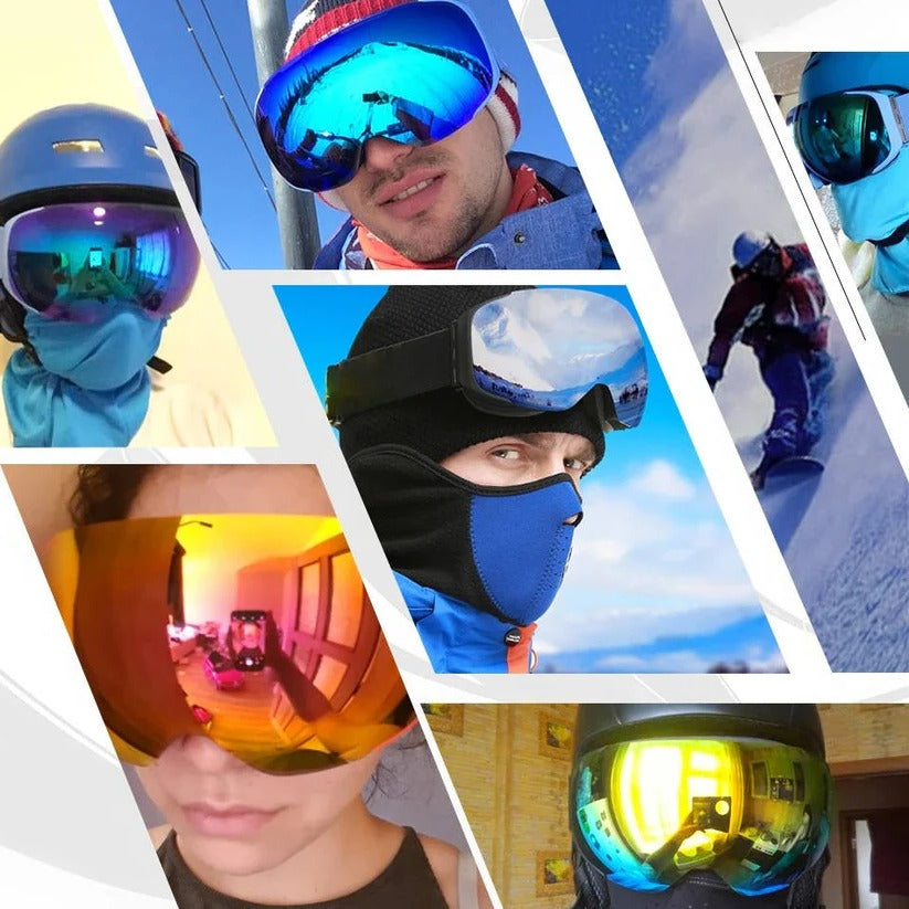 [Hometech] Ski Goggles with Magnetic Interchangeable Lens, Anti-Fog and UV400 Snow Goggles