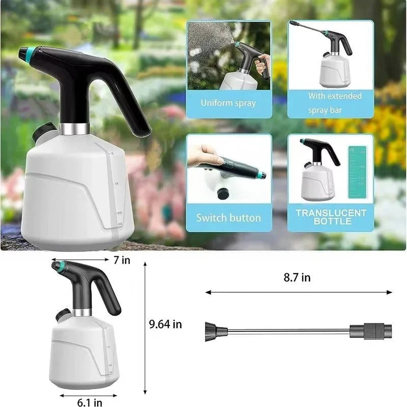 [Hometech] USB Rechargeable Electric Plant Mister with Adjustable Spray
