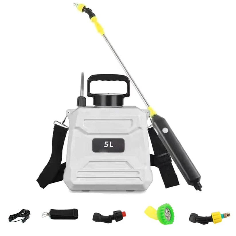 [Hometech] 5L Battery Powered Backpack Garden Sprayer with Adjustable Nozzles