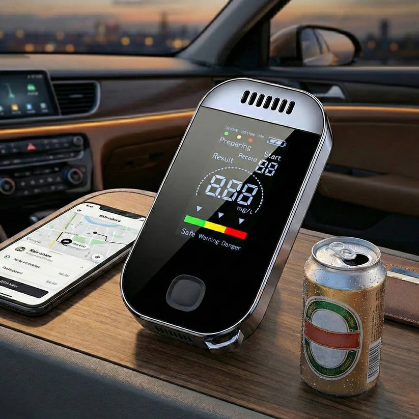 [Hometech] Breathalyzer with LCD Display and Non Contact Sensor Technology