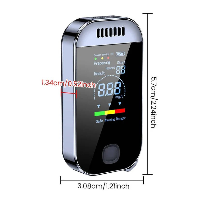 [Hometech] Breathalyzer with LCD Display and Non Contact Sensor Technology