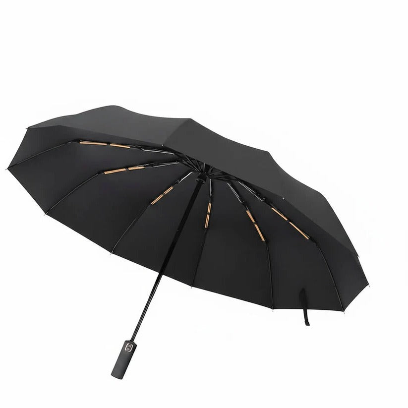 [Hometech] Foldable Umbrella with Large Grip Handle, 38 Inch Canopy