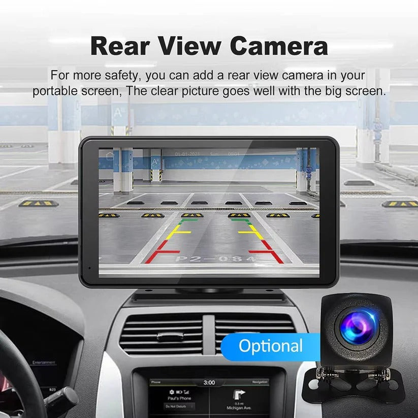 [Hometech] Wireless 7 Inch Car Touchscreen Displace with Voice Control for Vehicles