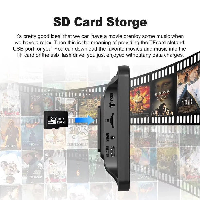 [Hometech] Wireless 7 Inch Car Touchscreen Displace with Voice Control for Vehicles