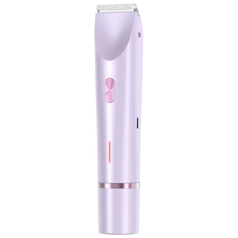 [Hometech] Women’s Dual Head Body Trimmer with IPX7 Waterproof  Rechargeable Design
