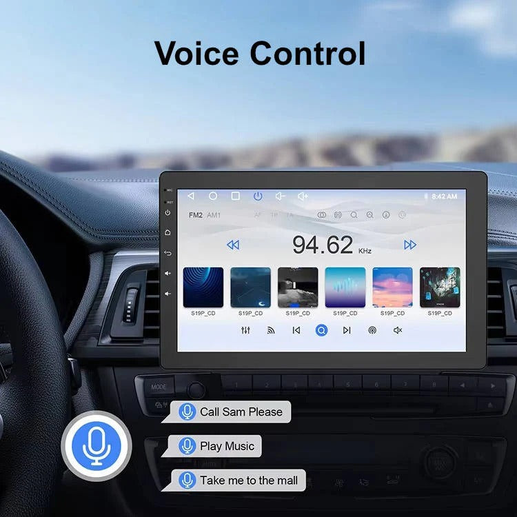 [Hometech] Touchscreen Car Stereo with Rotating Display, Bluetooth and Backup Camera Support