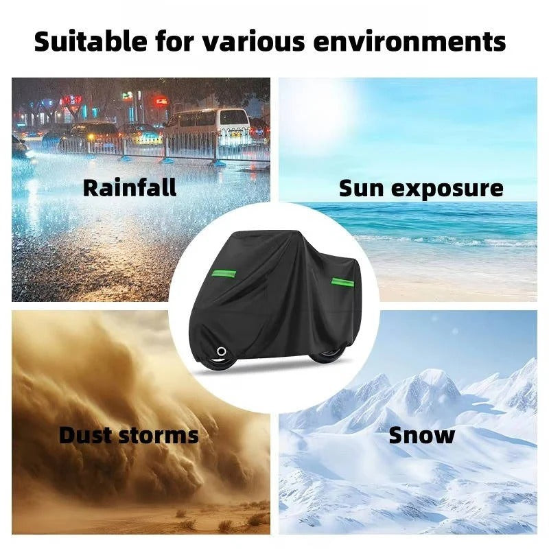 [Hometech] Outdoor Motorcycle and Scooter Cover with Reflective Coating