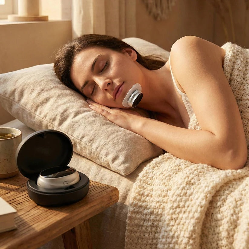[Hometech] Snoring Support Device with Automatic Stimulation Adjustment