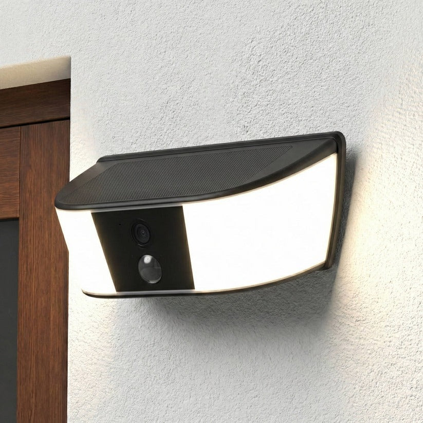 [Hometech] Wireless Solar Security Camera with Floodlight and PIR Motion Detection