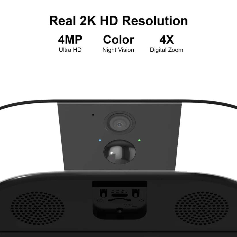 [Hometech] Wireless Solar Security Camera with Floodlight and PIR Motion Detection