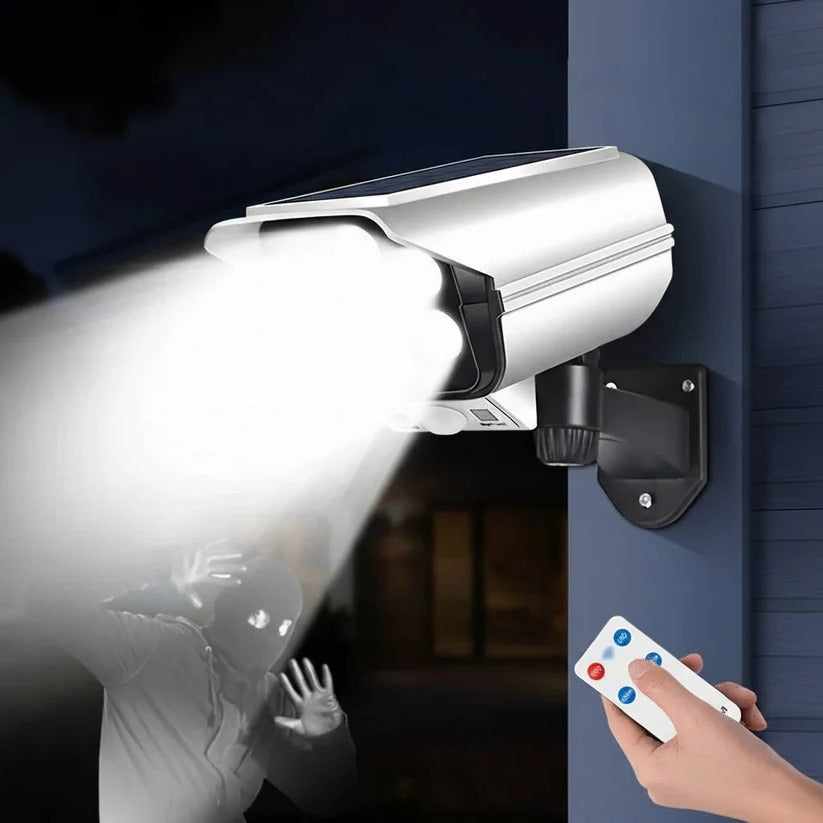 [Hometech] Solar Outdoor Floodlight with 77 LED Motion Sensor and 3 Lighting Modes