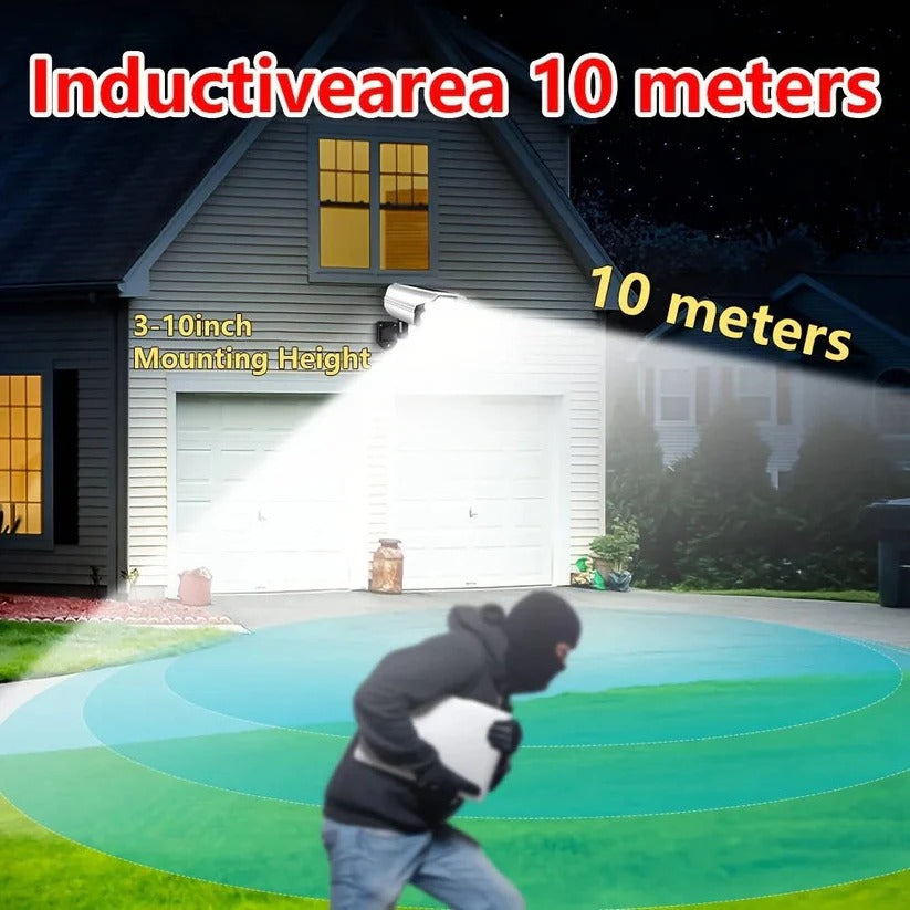 [Hometech] Solar Outdoor Floodlight with 77 LED Motion Sensor and 3 Lighting Modes