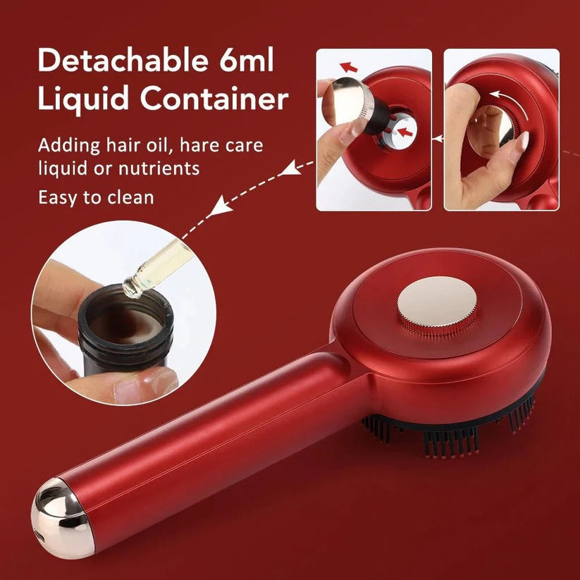 [Hometech] Scalp Massage Brush with Red Light for Hair Support