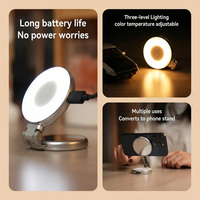 [Hometech] Magnetic Phone Camera Grip with Remote and Tripod Mount