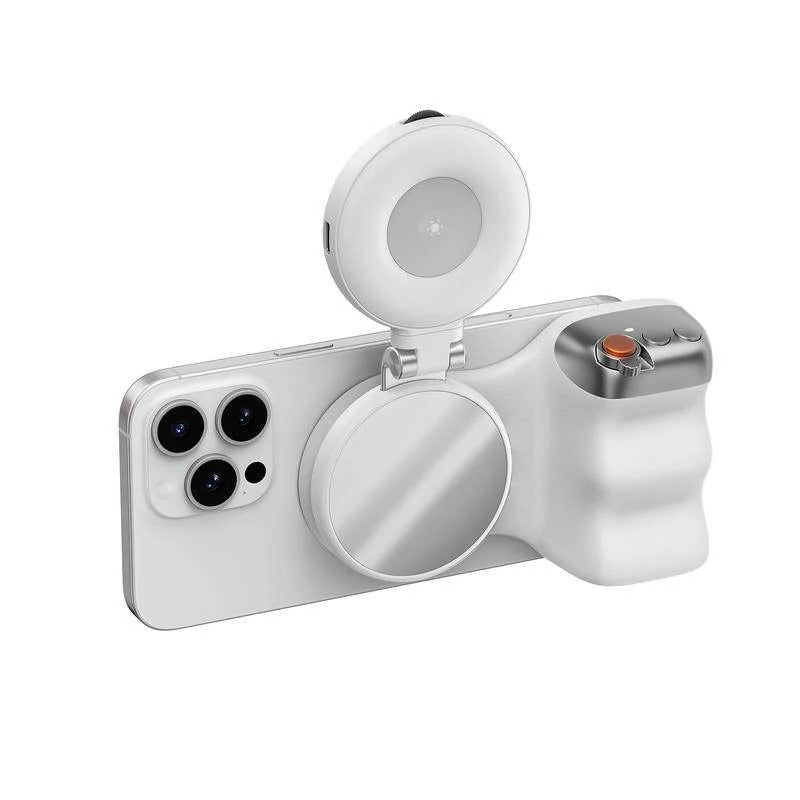 [Hometech] Magnetic Phone Camera Grip with Remote and Tripod Mount