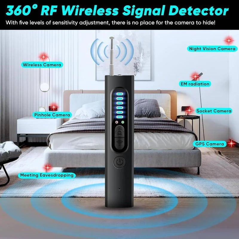 [Hometech] Multi-Function RF Signal Scanner for Detecting Spy Devices and GPS Trackers