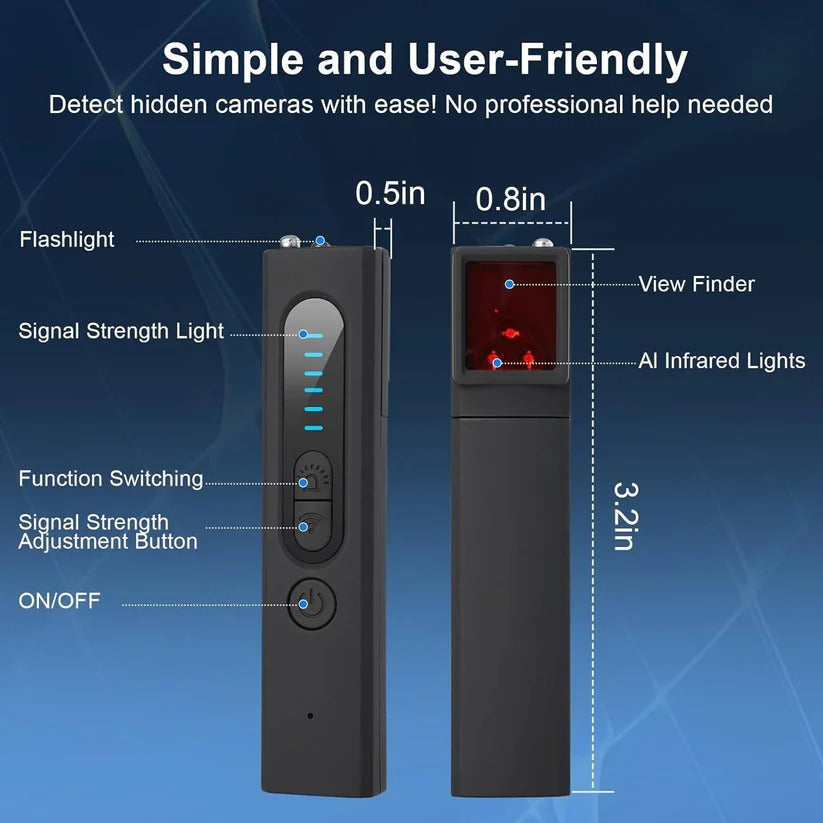 [Hometech] Multi-Function RF Signal Scanner for Detecting Spy Devices and GPS Trackers