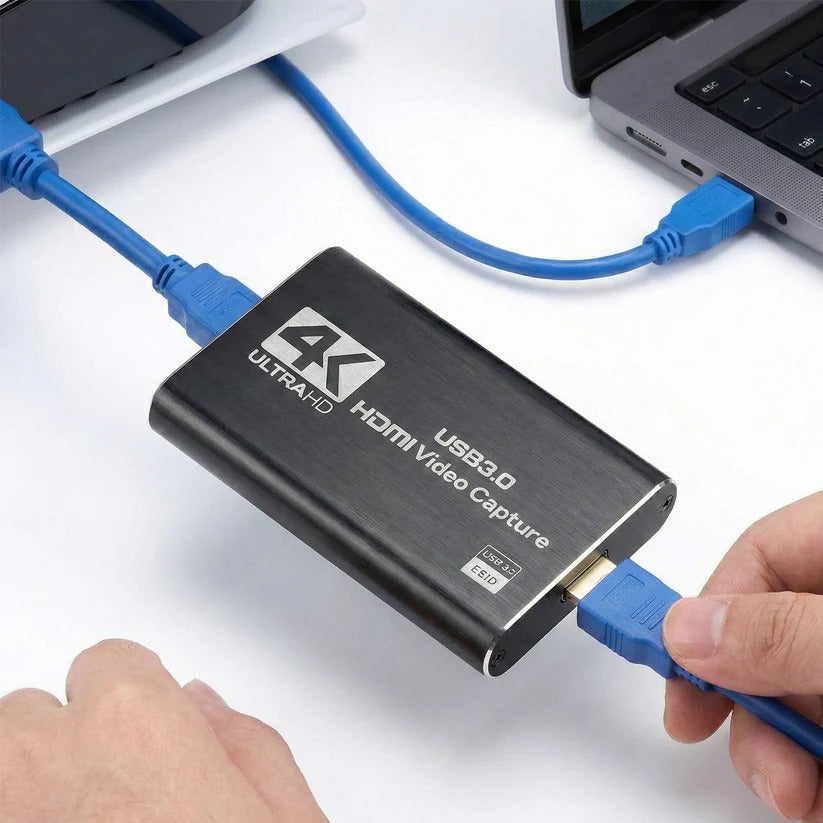 [Hometech] HDMI to USB 3.0 Video Capture Device with 4K Input and 1080P 60fps Recording