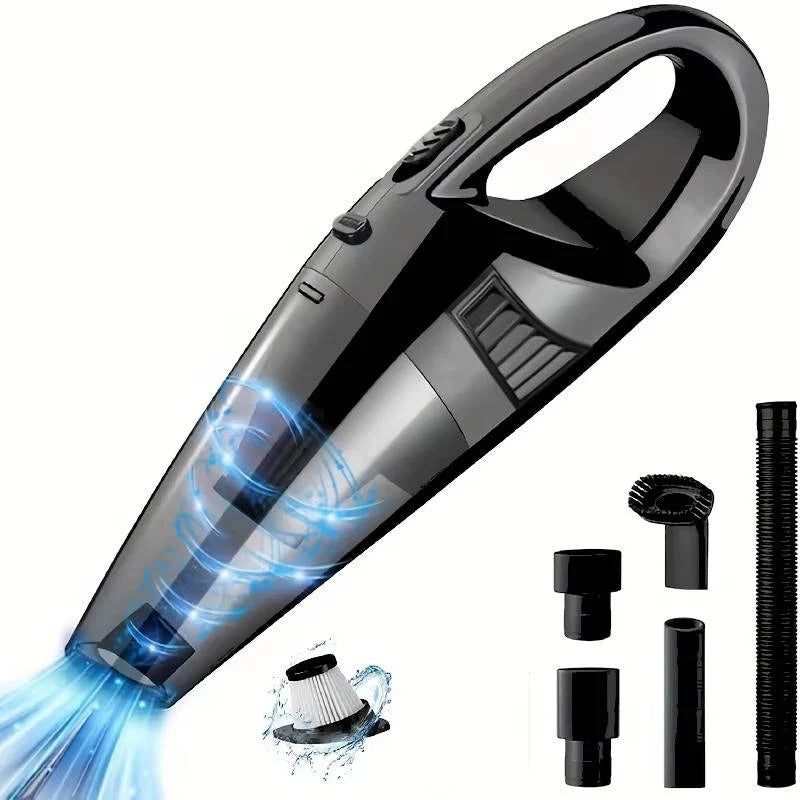 [Hometech] 12V Corded Handheld Auto Vacuum with High Suction for Interior Detailing
