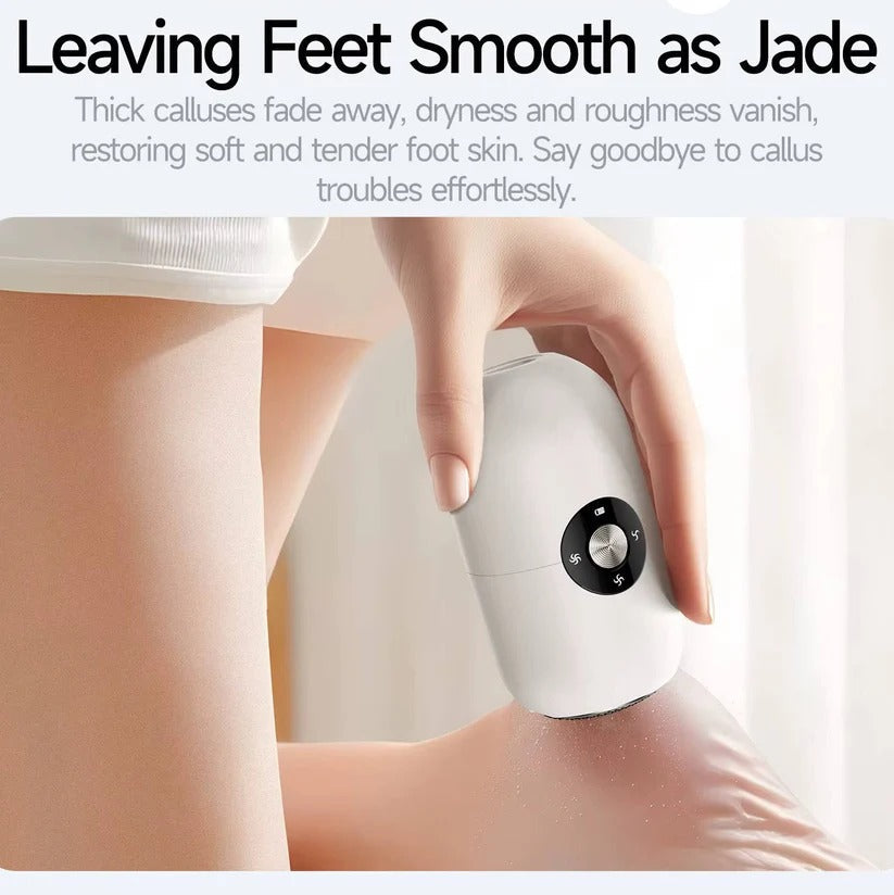 [Hometech] Rechargeable Electric Foot File with Adjustable Speed for Callus Removal