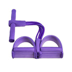 [Hometech] Foot Pedal Resistance Band with Detachable Handles for Home Gym Training