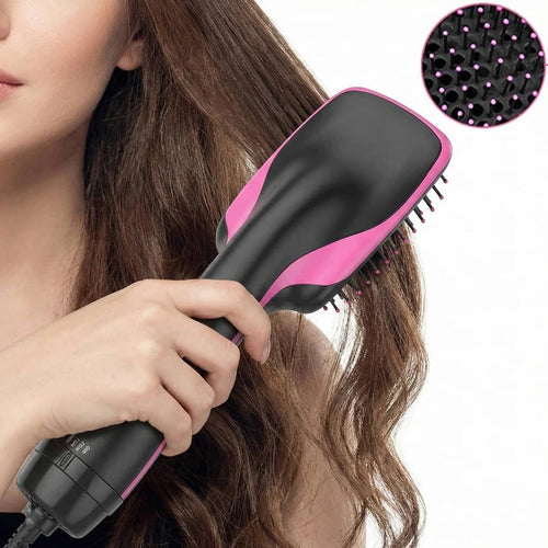 [Hometech] 1000W Paddle Blow Dryer Brush with 3 Adjustable Heat Setting
