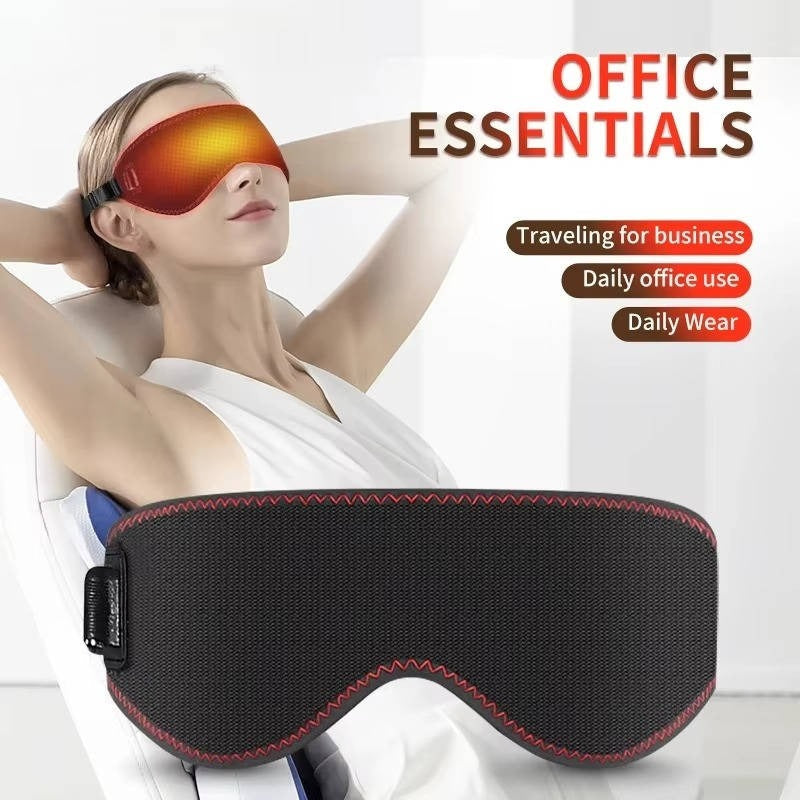 [Hometech] Heated Compress Eye Mask with 3 Temperature Levels for Dry Eyes and Sleep Relief