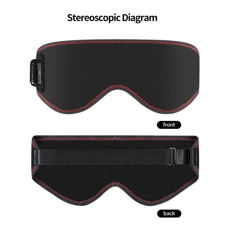 [Hometech] Heated Compress Eye Mask with 3 Temperature Levels for Dry Eyes and Sleep Relief