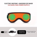 [Hometech] Heated Compress Eye Mask with 3 Temperature Levels for Dry Eyes and Sleep Relief