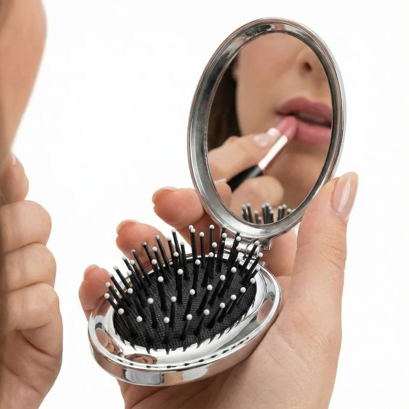 [Hometech] Pocket-Sized Compact Mirror with Slim Portable Design