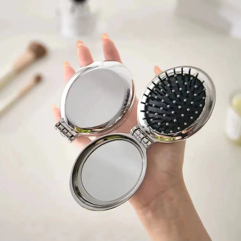 [Hometech] Pocket-Sized Compact Mirror with Slim Portable Design