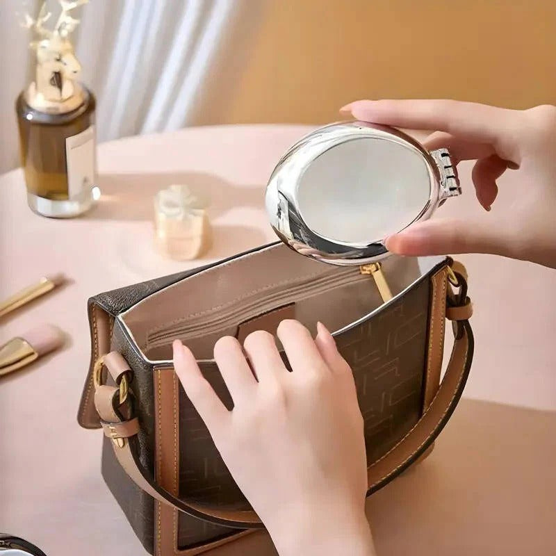 [Hometech] Pocket-Sized Compact Mirror with Slim Portable Design