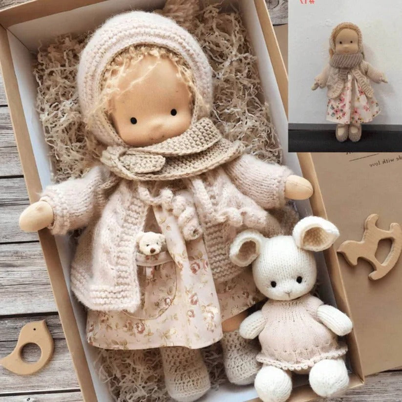 [Hometech] Handmade Waldorf Cotton Doll with Soft and Durable Construction
