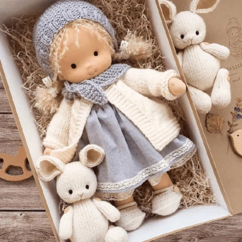 [Hometech] Handmade Waldorf Cotton Doll with Soft and Durable Construction