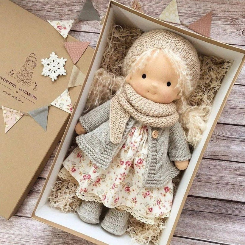 [Hometech] Handmade Waldorf Cotton Doll with Soft and Durable Construction