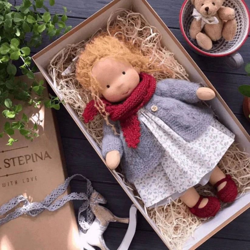 [Hometech] Handmade Waldorf Cotton Doll with Soft and Durable Construction