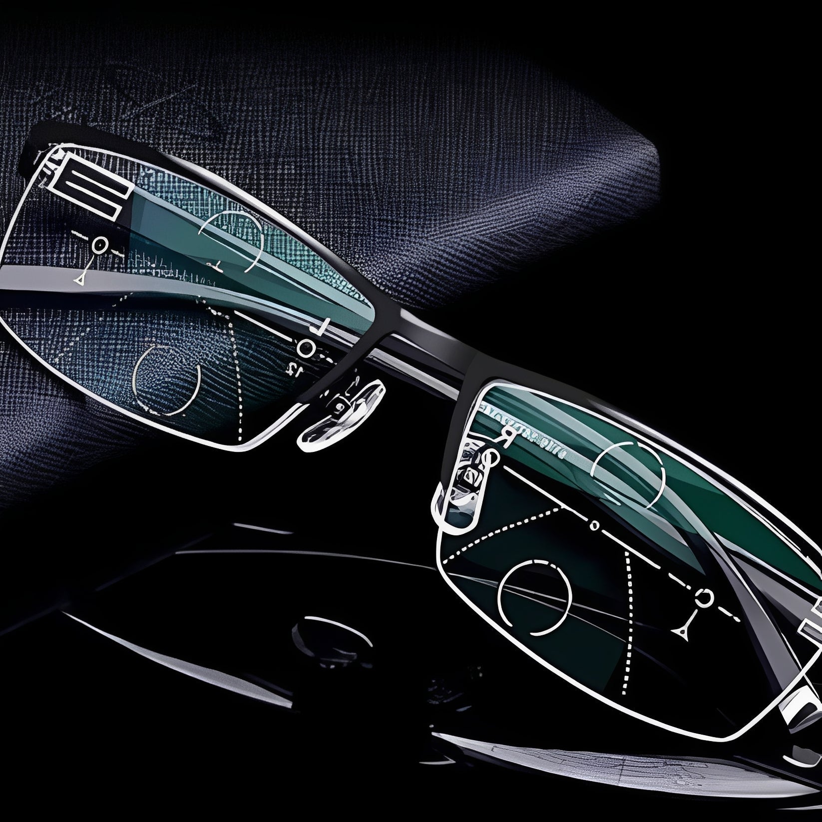 [Hometech] Multifocal Progressive Reading Glasses with UV400 Photochromic Lenses