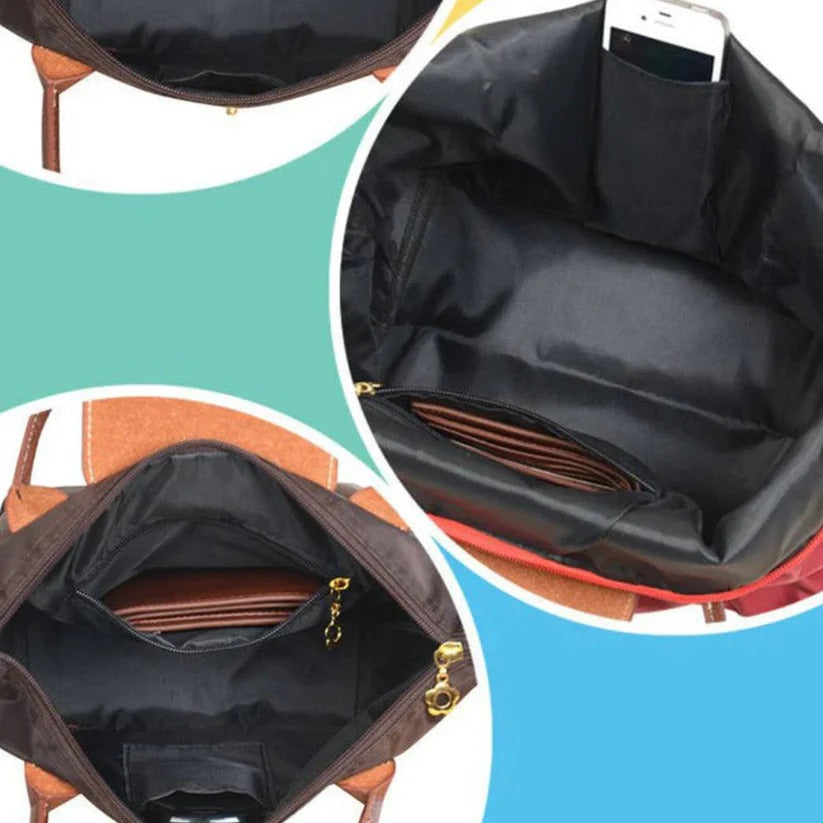 [Hometech] Oxford Fabric Crossbody Shoulder Bag with Everyday Carry Design