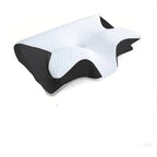 [Hometech] Ergonomic Memory Foam Neck Support Pillow with Orthopedic Design for Restful Sleep