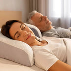 [Hometech] Ergonomic Memory Foam Neck Support Pillow with Orthopedic Design for Restful Sleep