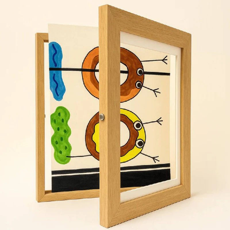 [Hometech] A4 Kids Artwork Display Frame with Storage for up to 150 Drawings
