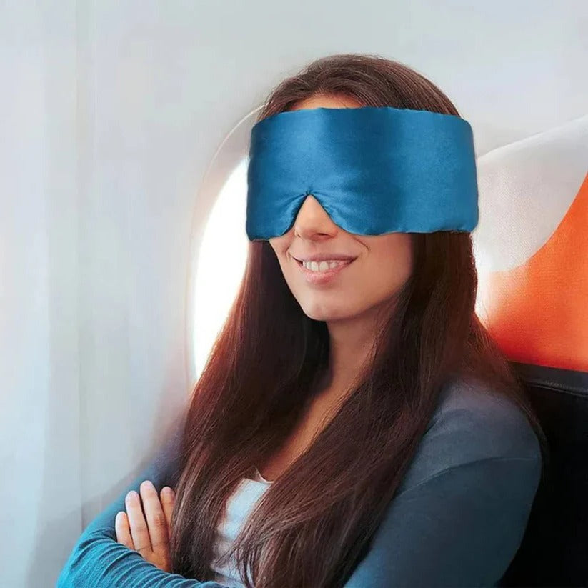 [Hometech] Silk Eye Mask for Sleeping with Total Darkness Coverage and Comfort