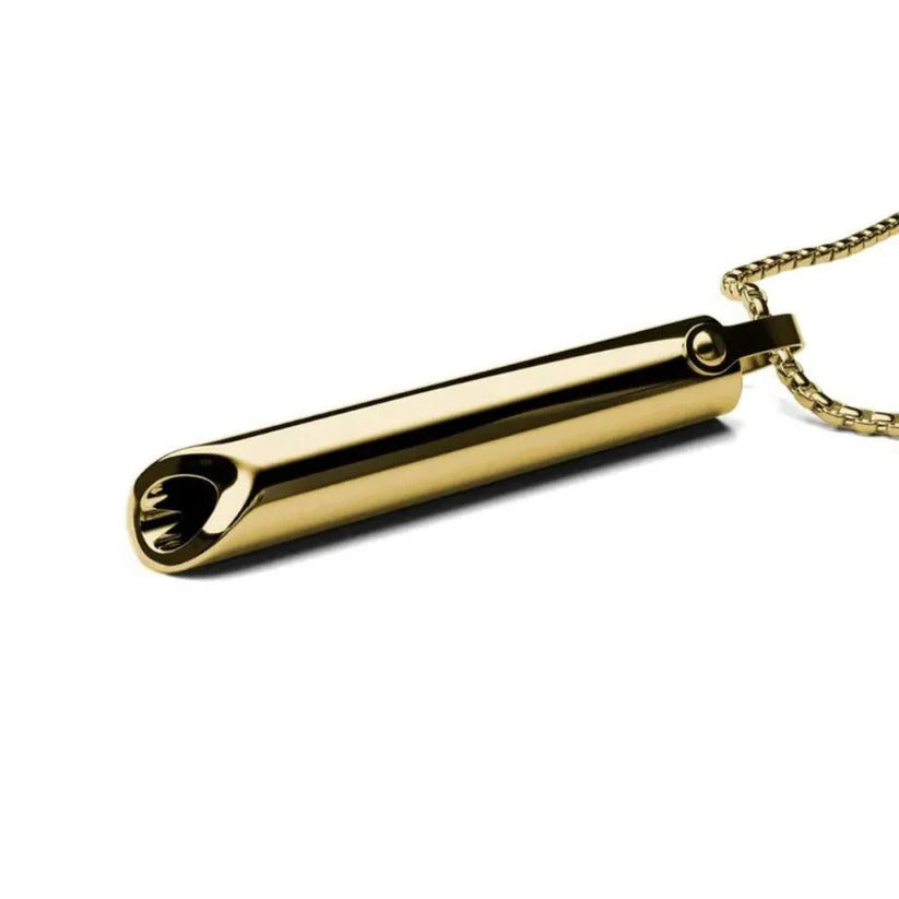 [Hometech] Portable Breathing Relaxation Trainer Whistle for Stress Relief and Calm