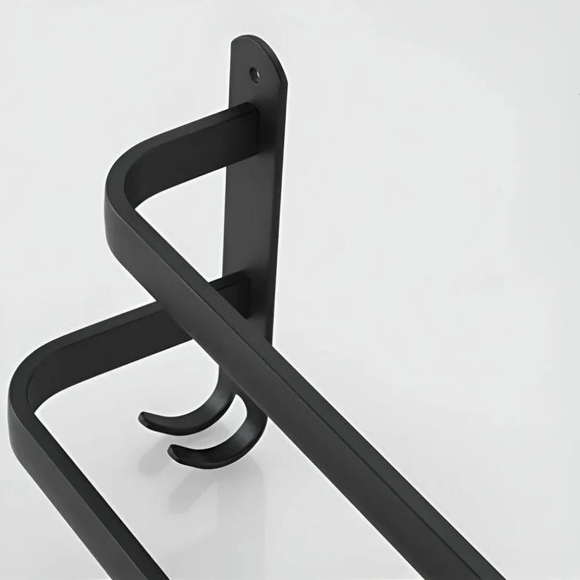 [Hometech] Layered Aluminum Wall Mounted Towel Rack for Bathroom Storage