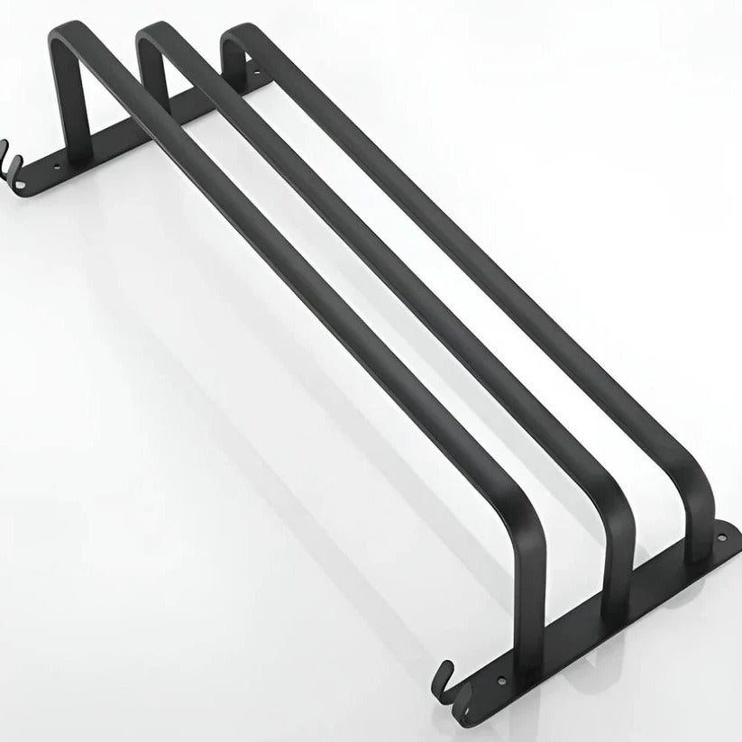 [Hometech] Layered Aluminum Wall Mounted Towel Rack for Bathroom Storage