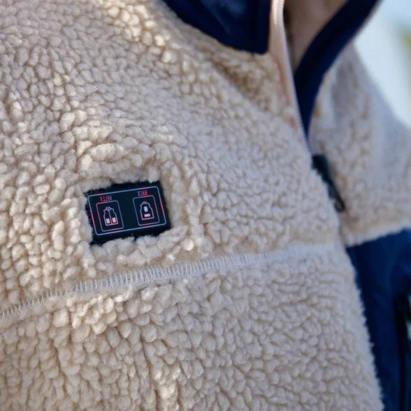 [Hometech] Electric Heated Fleece Vest with Adjustable Temperature Panels