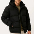 [Hometech] Men's Hooded Lightweight Puffer Jacket for Cold Weather